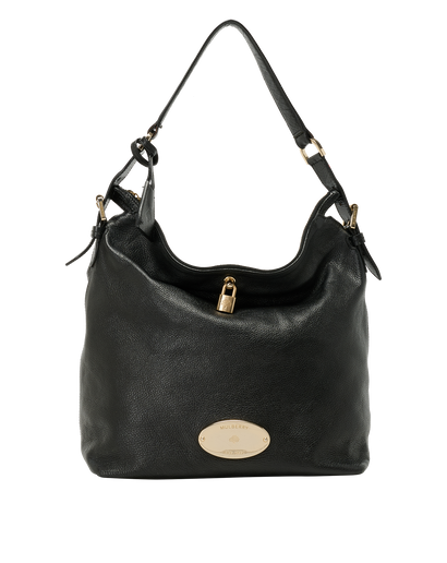 Bella Hobo, &pound;250, Handbags, Black, Leather, Front view